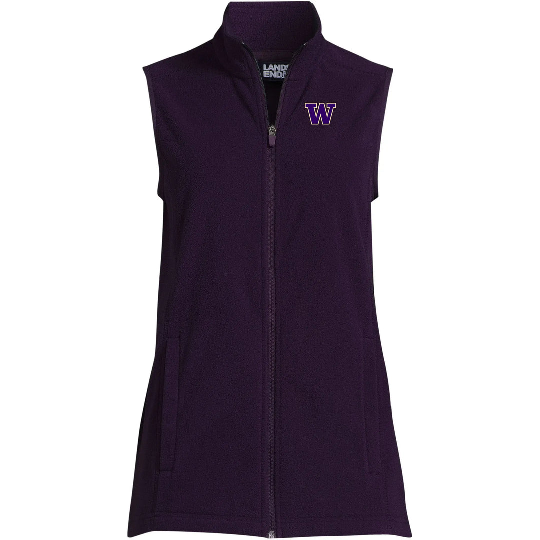 Lands' End IN STORE Women's UW ThermaCheck Fleece Vest