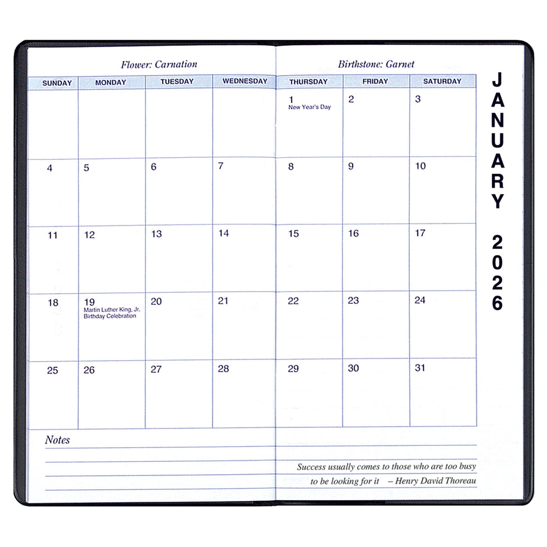Payne Skivertex 2026 Annual Pocket Monthly Planner