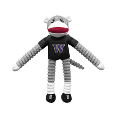 Photo of Little Earth Washington Sock Monkey Pet Toy.