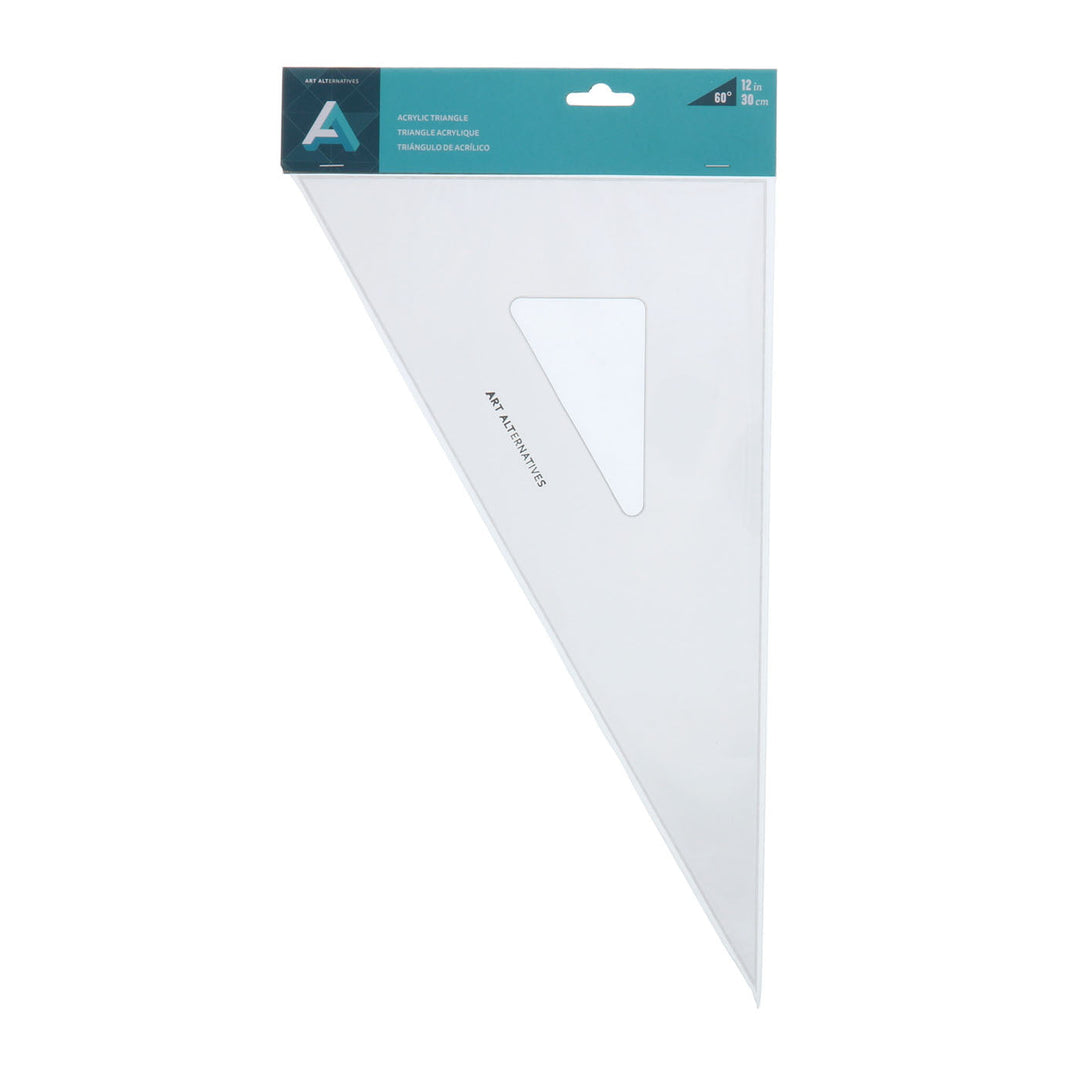 Art Alternatives 12in 60 Degree Acrylic Triangle