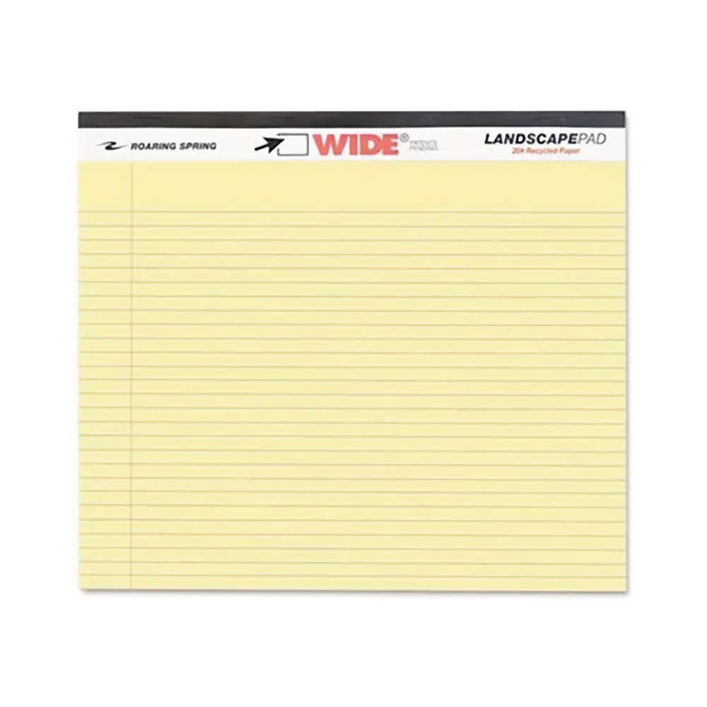 Roaring Spring College Ruled Stapled Landscape Notepad