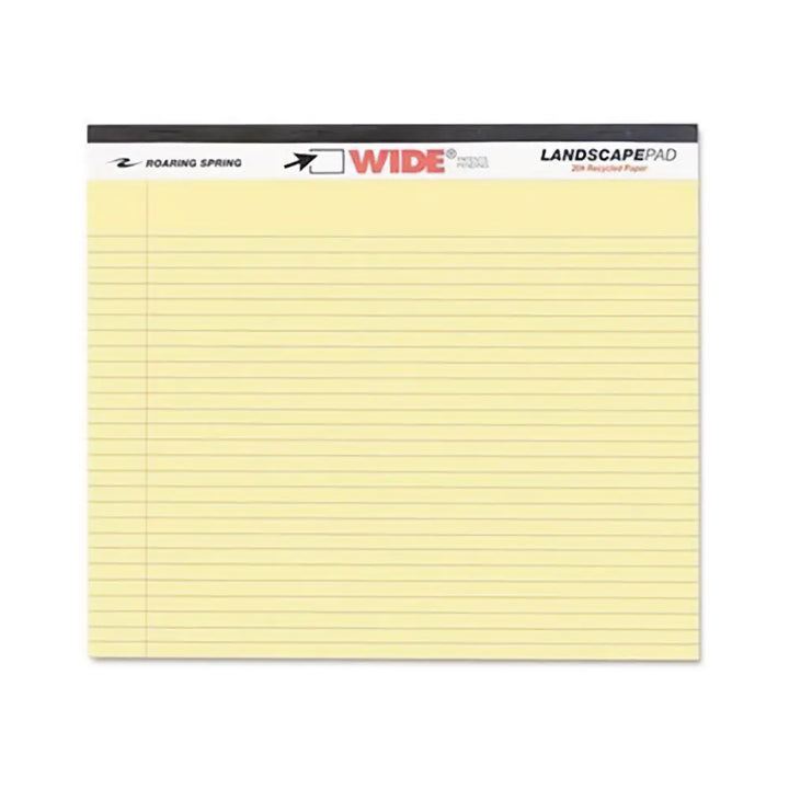 Roaring Spring College Ruled Stapled Landscape Notepad