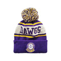 Roots of Fight Purple Washington Huskies Bruce Lee Dawgs Pom Beanie thumbnail