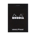 Rhodia Black 3-3/8"x4-3/4" Dot Top Stapled 80ct thumbnail