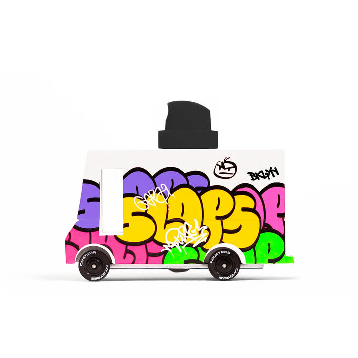 Candlylab Black Graffiti Van
