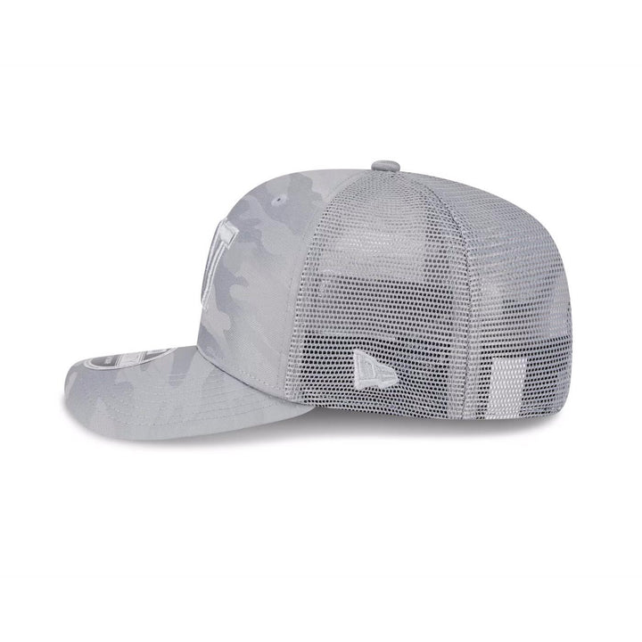 New Era Camo Gray 9Seventy Mesh Back Stretch Snap Adjustable Hat
