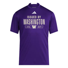 Photo of adidas Men's Issued By Washington D4T Short Sleeve Tee Front.