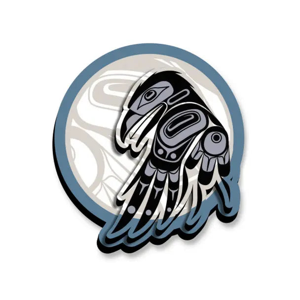Native Northwest Raven Moon 3D Magnet