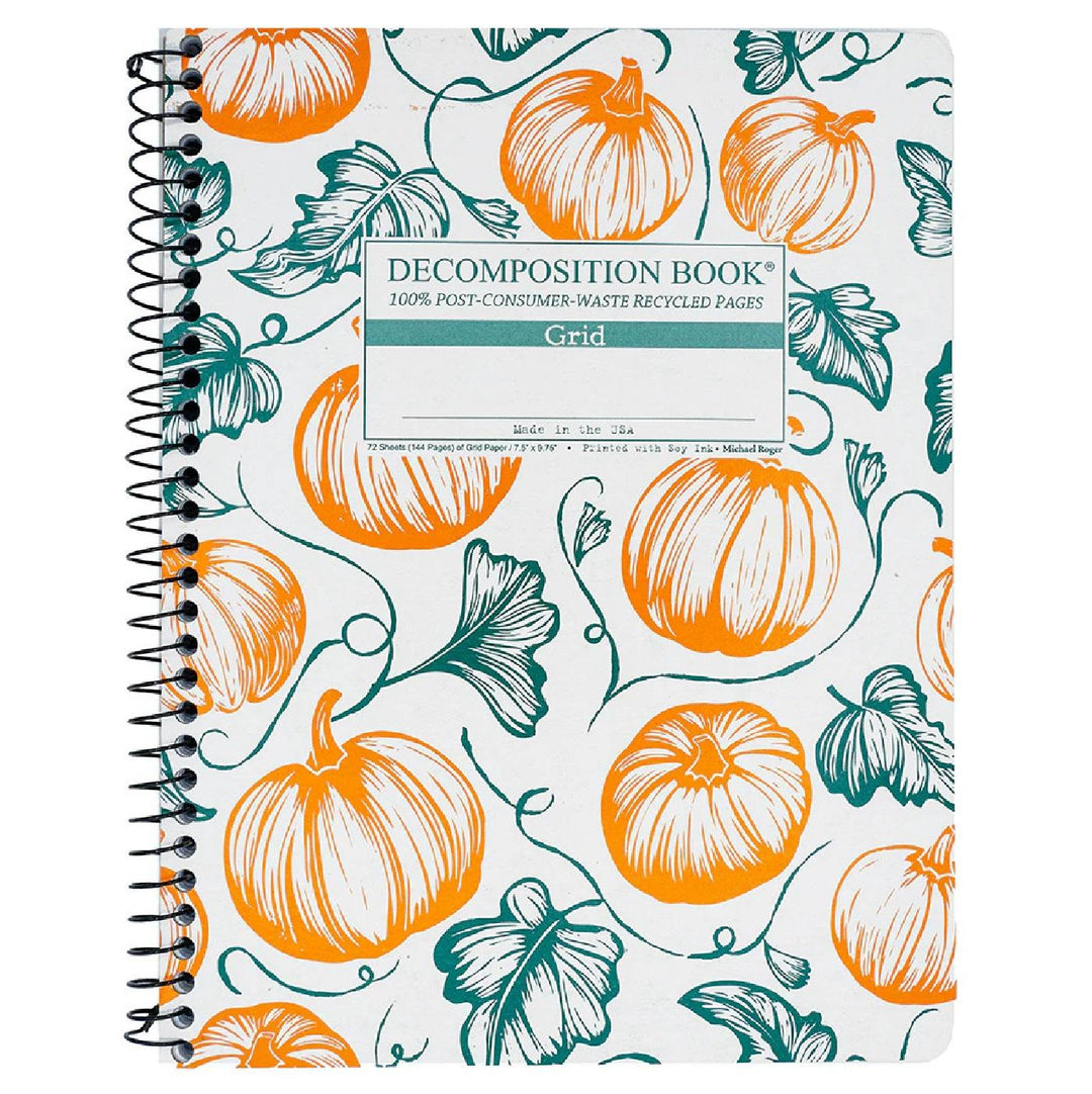 Decomposition Sugar Pumpkins 7.5"x9.75" Grid Spiral 80ct