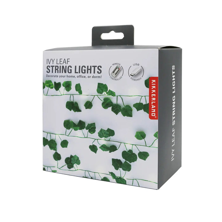 Kikkerland Ivy String Lights 10'