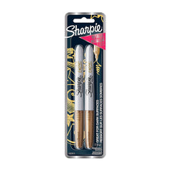 Sharpie Fine Tip Metallic Gold Markers 2ct