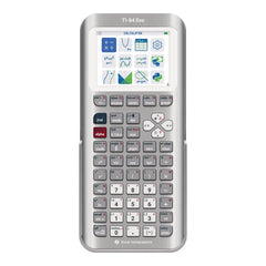 Photo of TI 84 Evo Graphing Calculator.