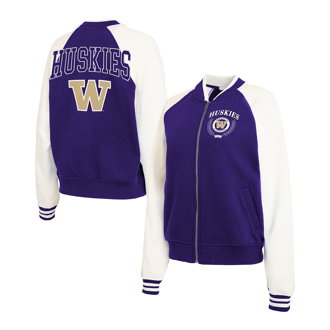 WEAR Women's Washington Huskies FW26 Fleece Varsity Jacket