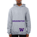 New Era Men's Washington Huskies Lower Print Pullover Hoodie Front thumbnail