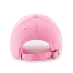 47 Brand Women's Pink Washington Huskies Base Runner Clean Up Adjustable Hat Back Hover
