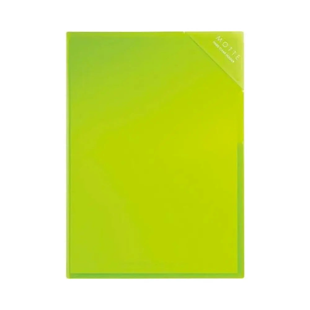 Kokuyo Motte Hard Clear Folder#color_light-green