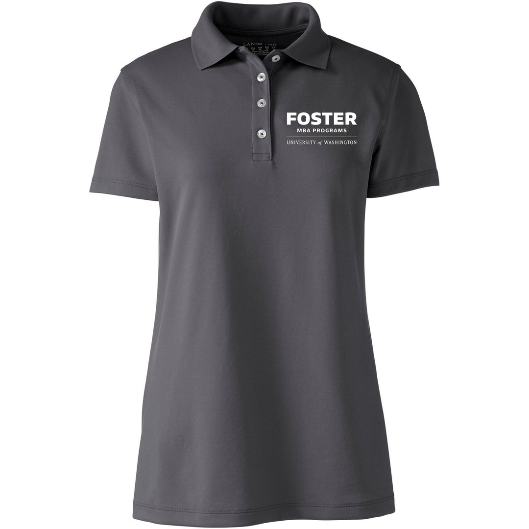 Lands' End Women's UW Foster MBA Programs Flex Pique Polo