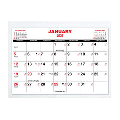 Photo of Payne 2027 Annual 9" x 6.5" Easel Back Desk Calendar.