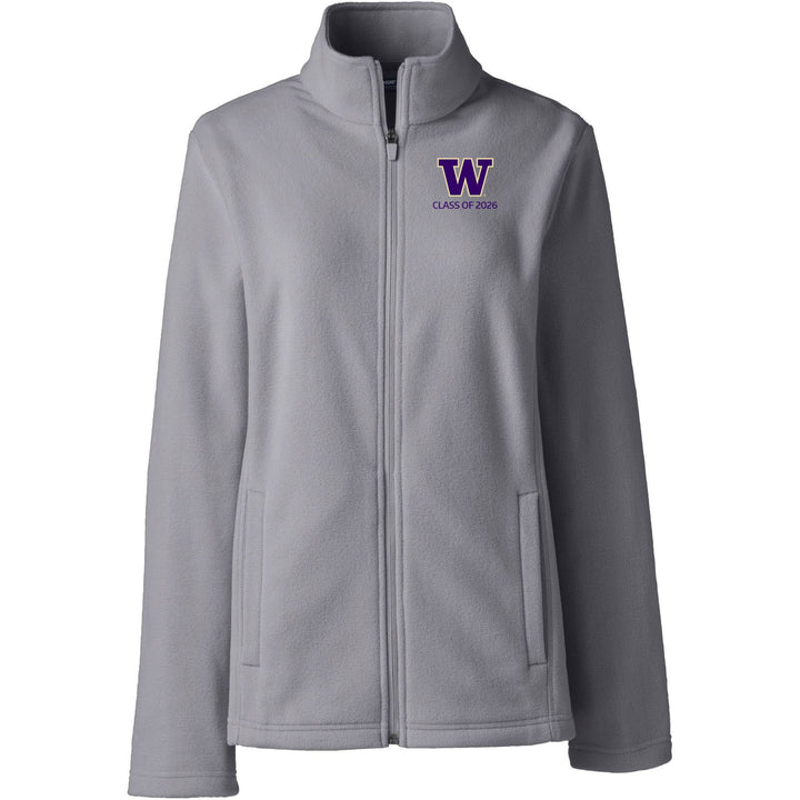 Lands' End Women's UW Class of 2026 ThermaCheck Fleece Full Zip