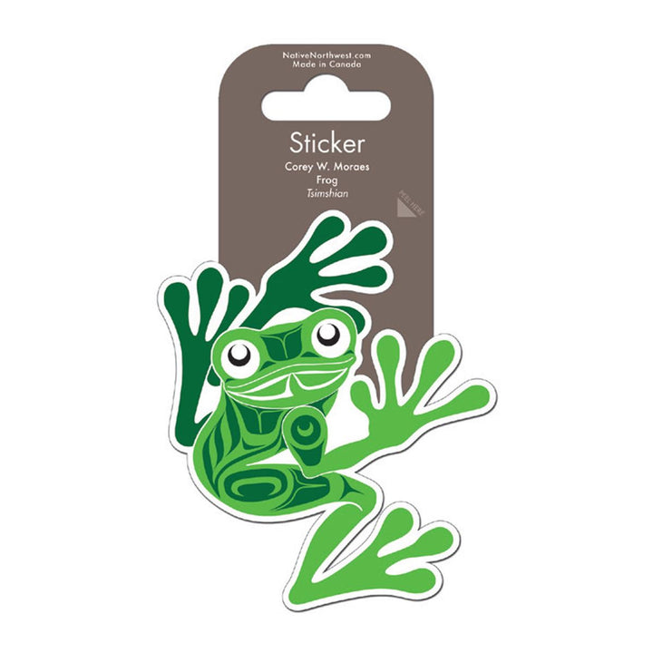 Native Northwest Frog by C.W.M. Sticker