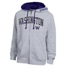 Photo of Champion Men's Washington Huskies FW26 Applique Full Zip Hoodie.