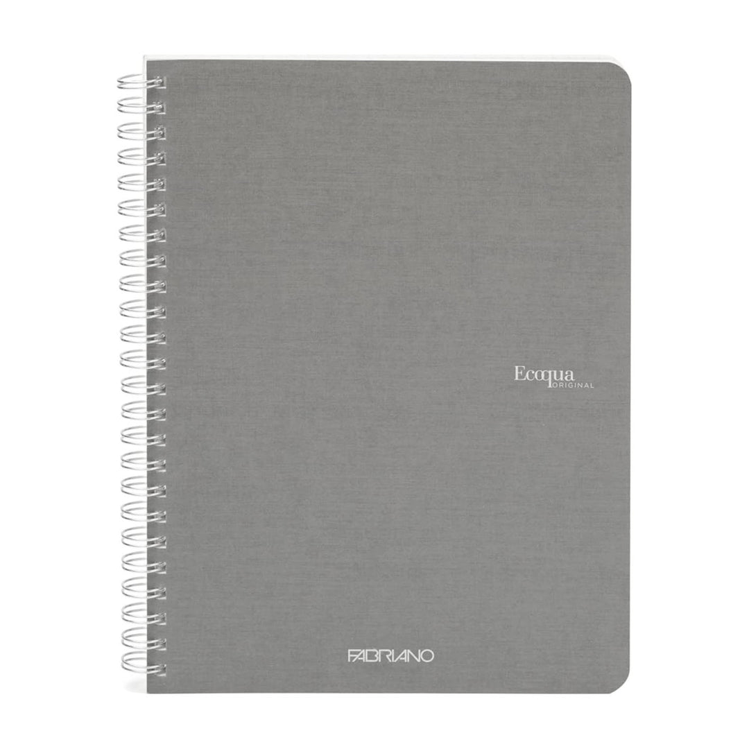 Fabriano Ecoqua 5.8" x 8.25" Spiral Grid Notebook 70 Sheets