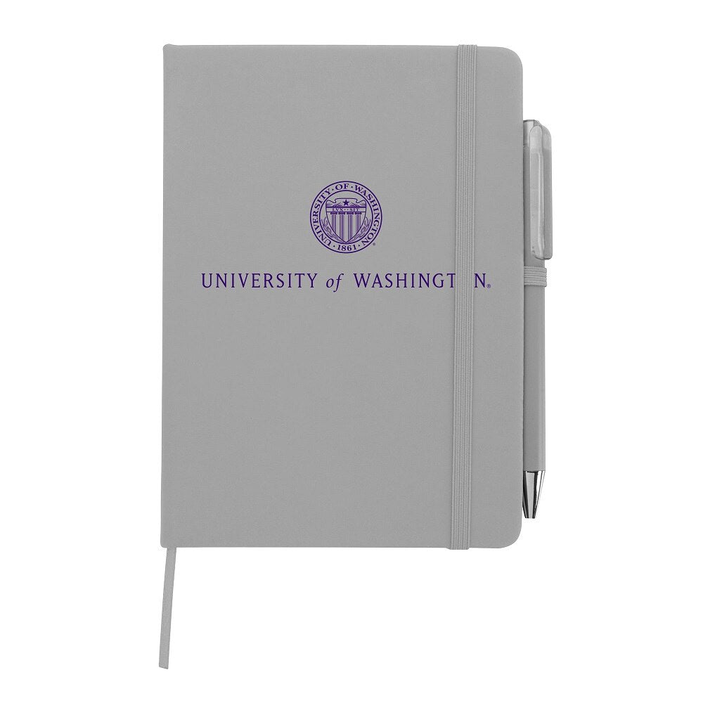 MCM U of W Seal Value Notebook with Pen