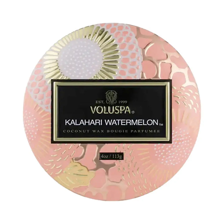 Voluspa Kalahari Watermelon Mini Tin Candle