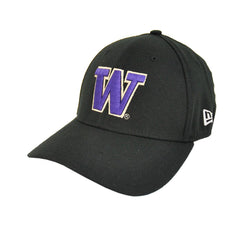 Photo of New Era Black 39Thirty Purple W Stretch Fit Hat.