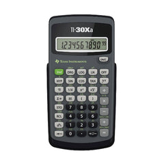 Photo of TI 30XA Calculator.