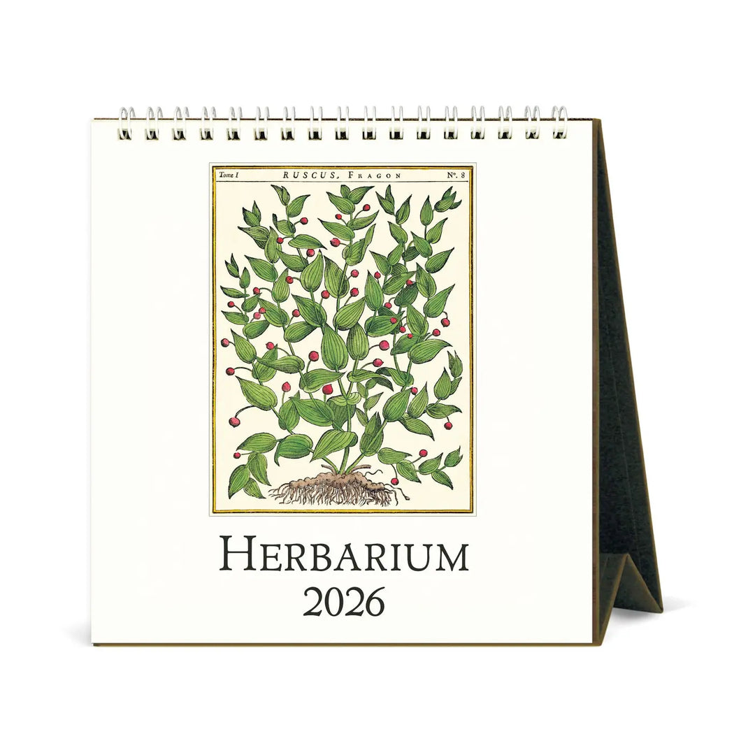 Cavallini Herbarium 2026 Desk Calendar