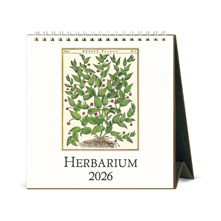 Cavallini Herbarium 2026 Desk Calendar