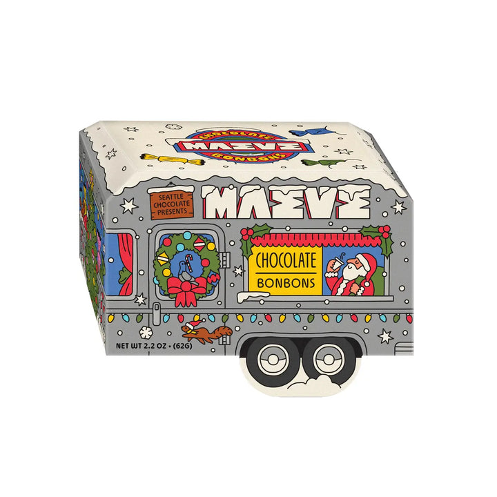 Seattle Chocolate Santa's Camper Bonbon Box