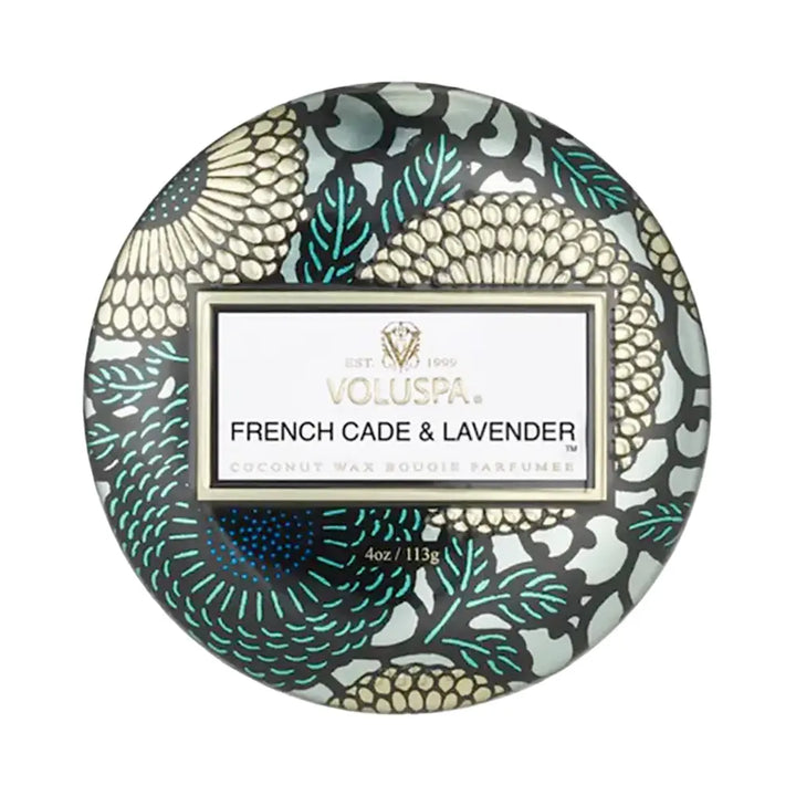 Voluspa French Cade Lavender Mini Tin Candle