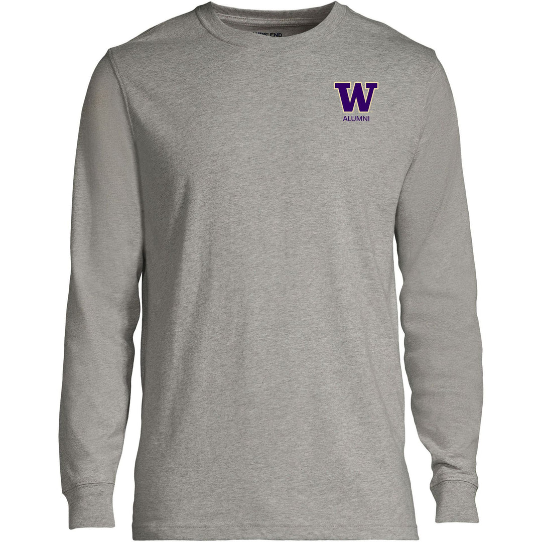 Lands' End Unisex UW Alumni Long Sleeve T-shirt