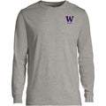 Lands' End Unisex UW Alumni Long Sleeve T-shirt Gray thumbnail