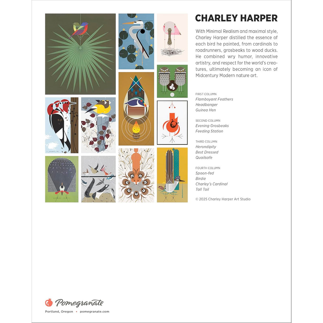 Charley Harper 2026 Mini Wall Calendar