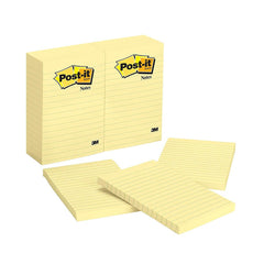 Post-it Canary Yellow Lined 4"x6" Sticky Notes 100 Sheets