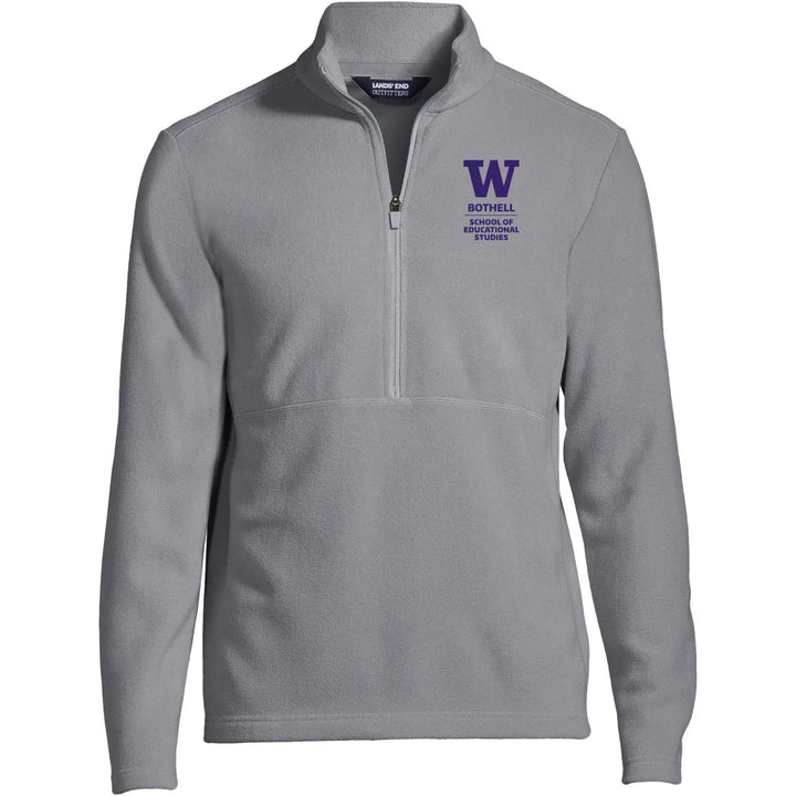 Lands' End Men's UW Bothell School of Educational Studies Thermacheck Fleece Quarter Zip