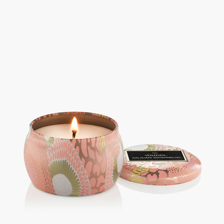 Voluspa Kalahari Watermelon Mini Tin Candle