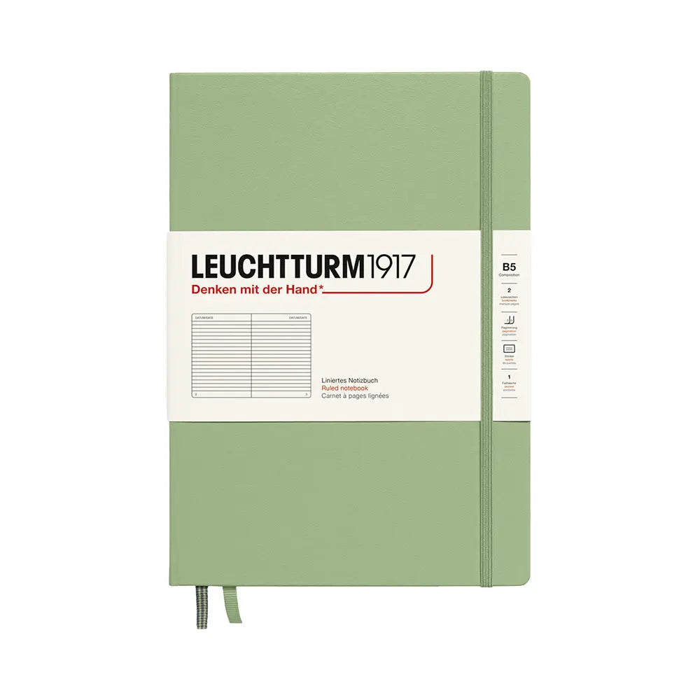 Leuchtturm 1917 B5 Hardcover Composition Notebook 219ct