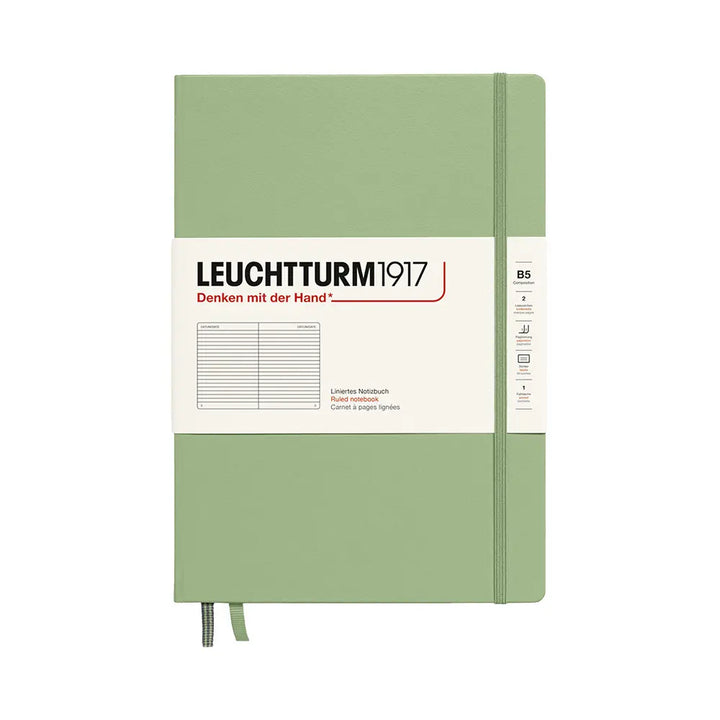 Leuchtturm 1917 B5 Hardcover Composition Notebook 219ct