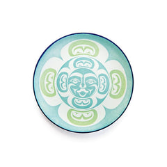 Native Northwest Moon Porcelain Art Plate