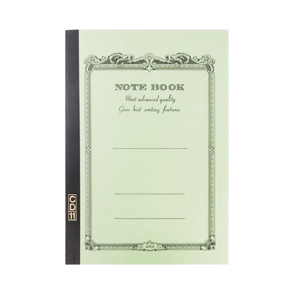 Apica Light Green CD11 5.8" x 8.2" Lined Notebook 28ct