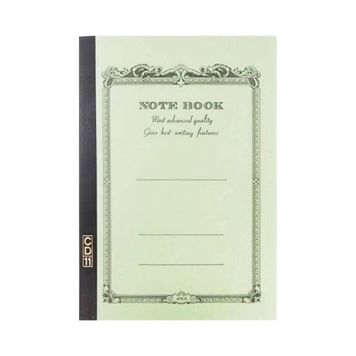 Apica Light Green CD11 5.8" x 8.2" Lined Notebook 28ct