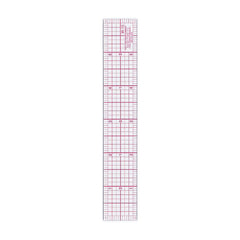 Westcott 6" 8ths Zero Centering Plastic Graph Ruler