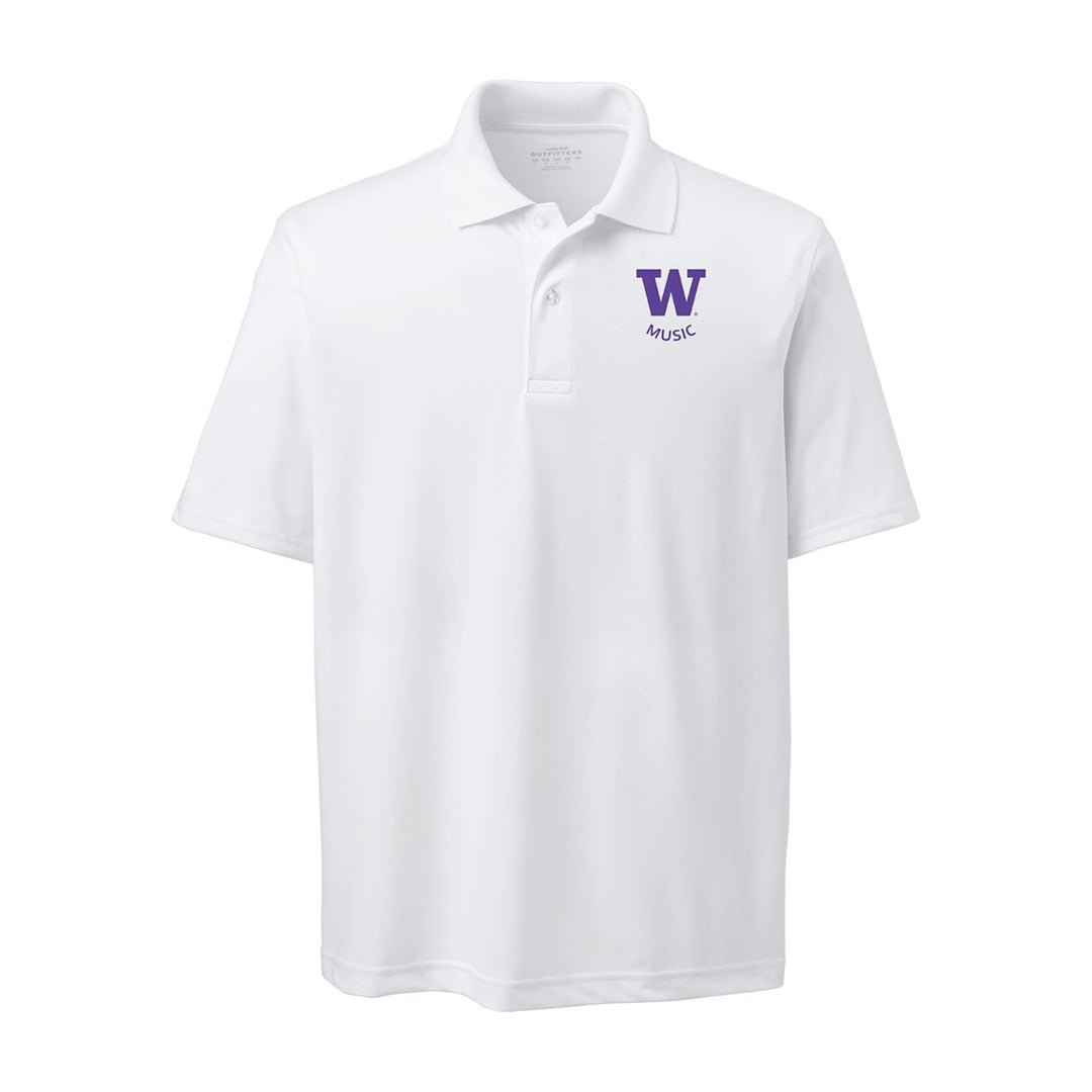Lands' End Men's UW School of Music Polyester Polo