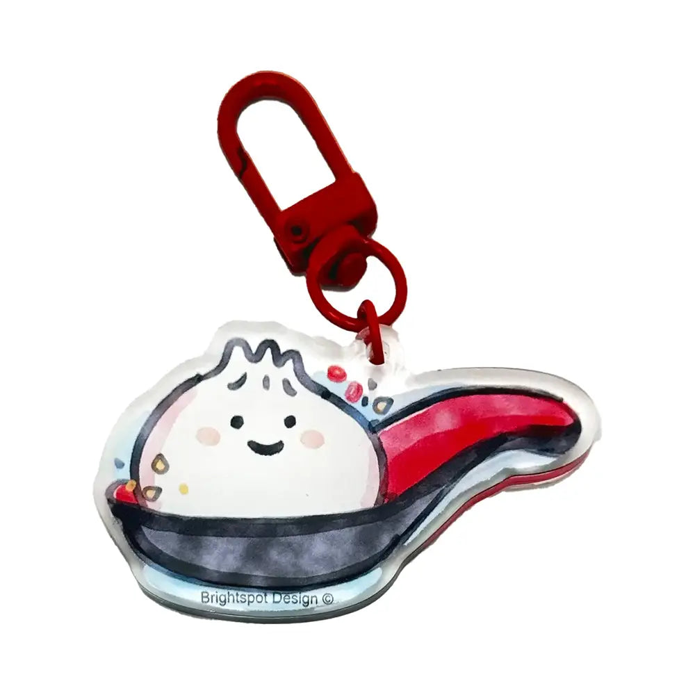 Brightspot Design Dumpling Spoon Keychain