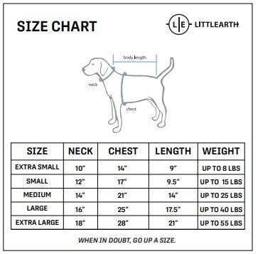 Little Earth Black W Huskies Pet Tee