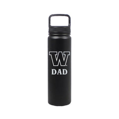 Photo of DROP SHIP Nordic Black W Dad Insulated Stainless Steel Bottle 24oz.